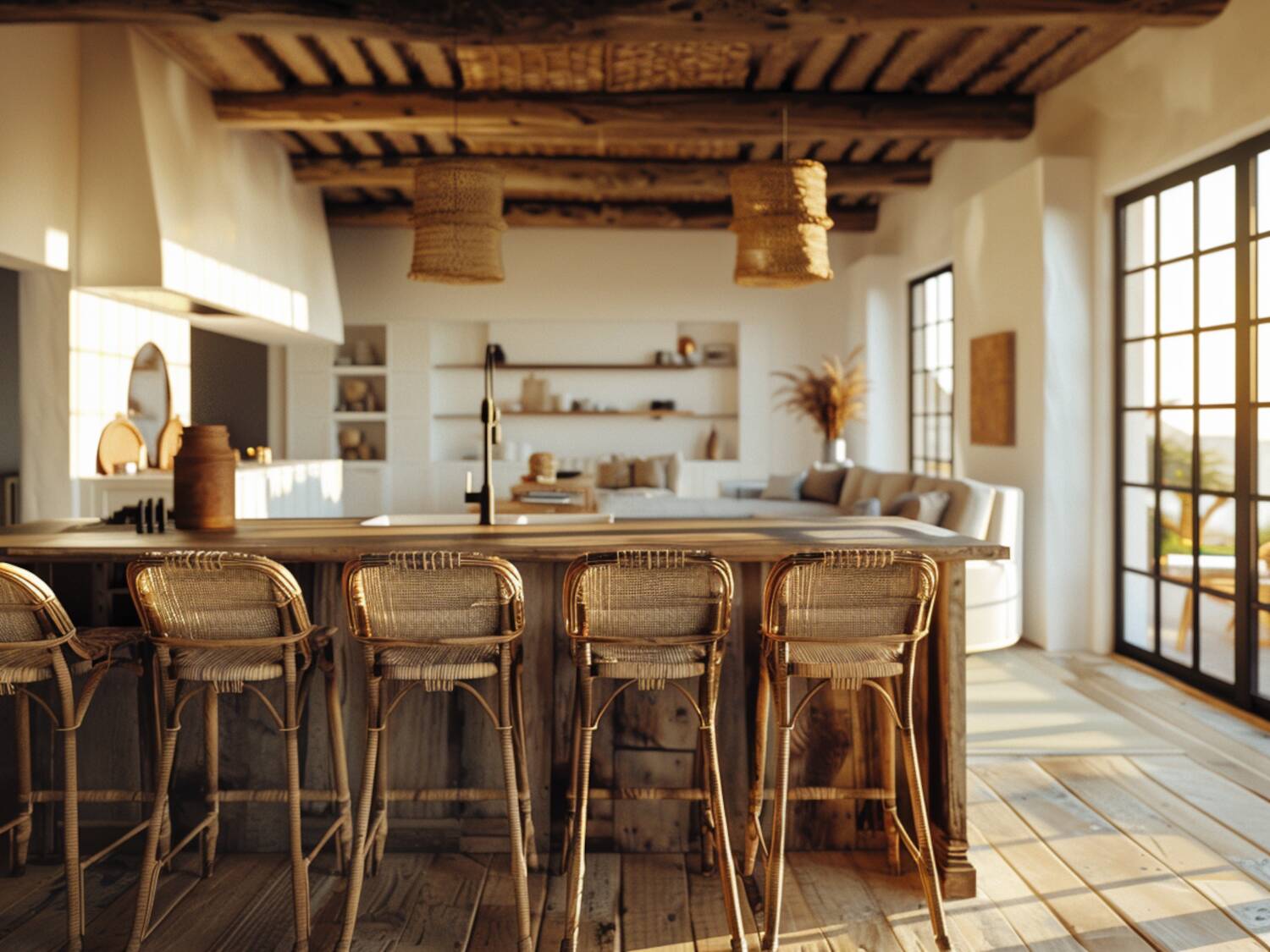 Ranking: Najlepsze krzesła barowe do kuchni otwartej na salon.