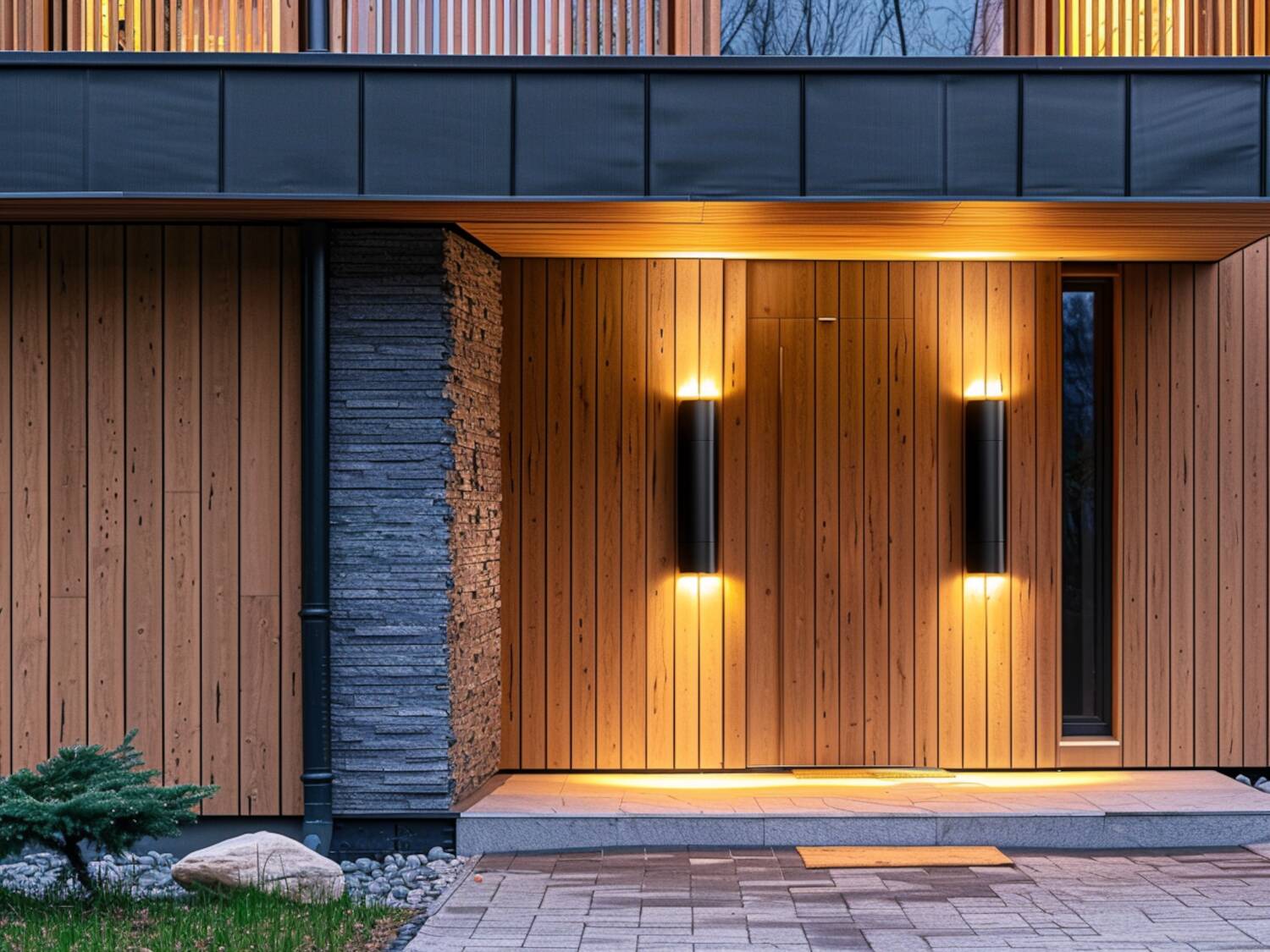 Poradnik: jakie lampy elewacyjne wybrać do domów z elementami drewna?