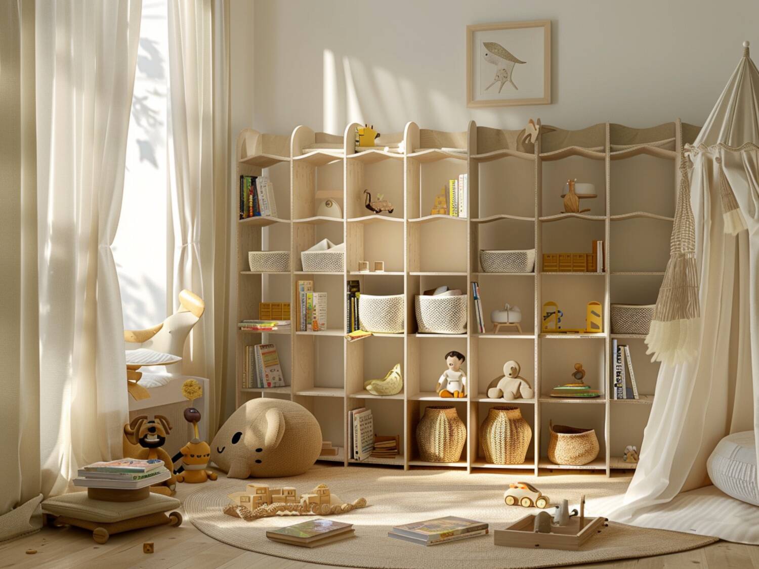 10 inspiracji na wnętrza z wykorzystaniem ekologicznych regałów.