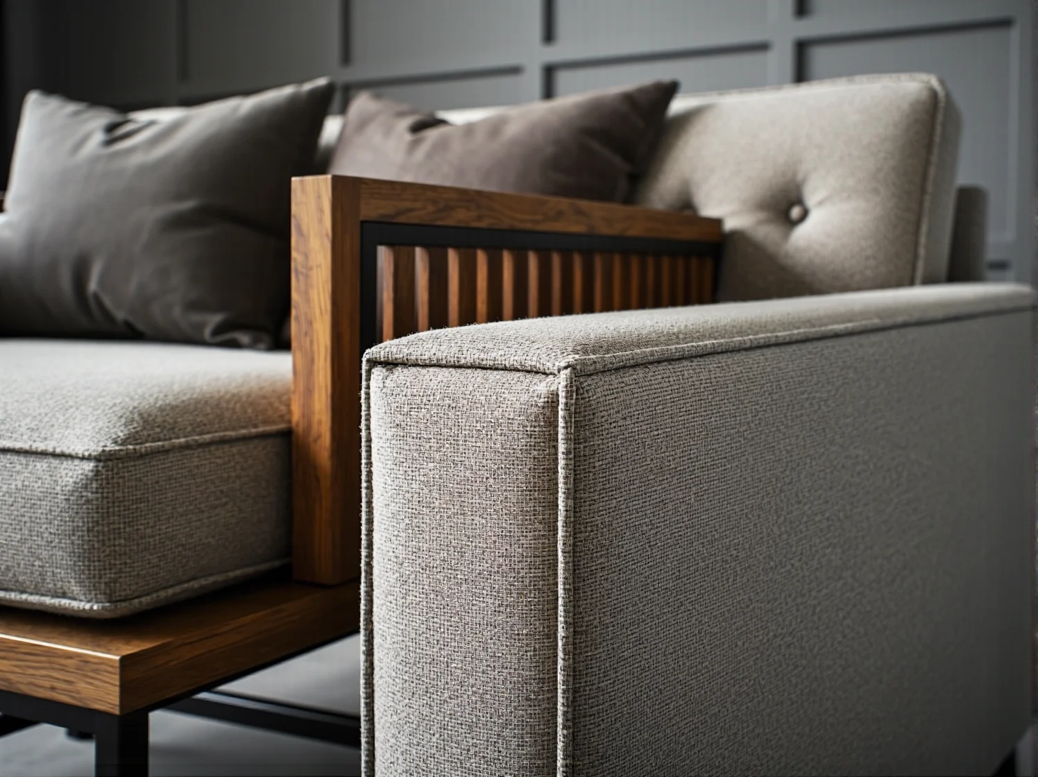 Jasna jadalnia glamour ze szklanym stołem i pikowanymi fotelami jadalnianymi.