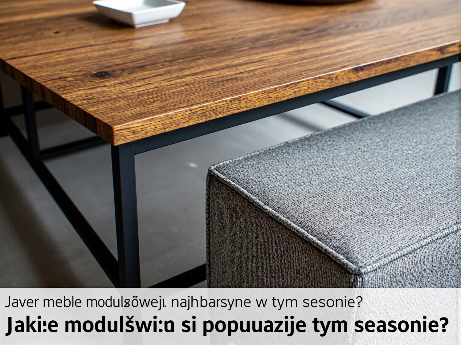 Praktyczne drewniane systemy modułowe w małym pokoju dziennym