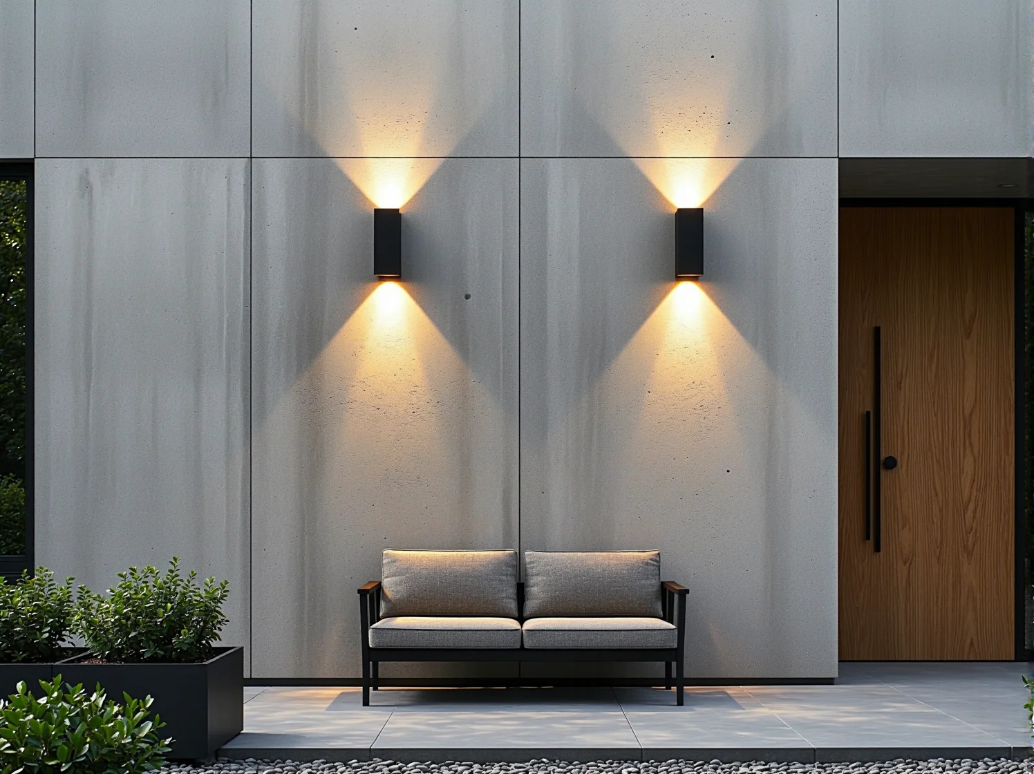 Jakie lampy elewacyjne najlepiej sprawdzą się w domach z fasadami betonowymi?