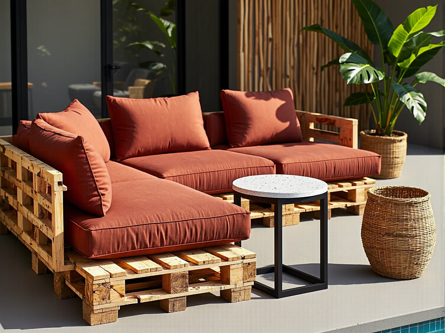 Lekkie meble wypoczynkowe z aluminium w pełni z recyklingu.