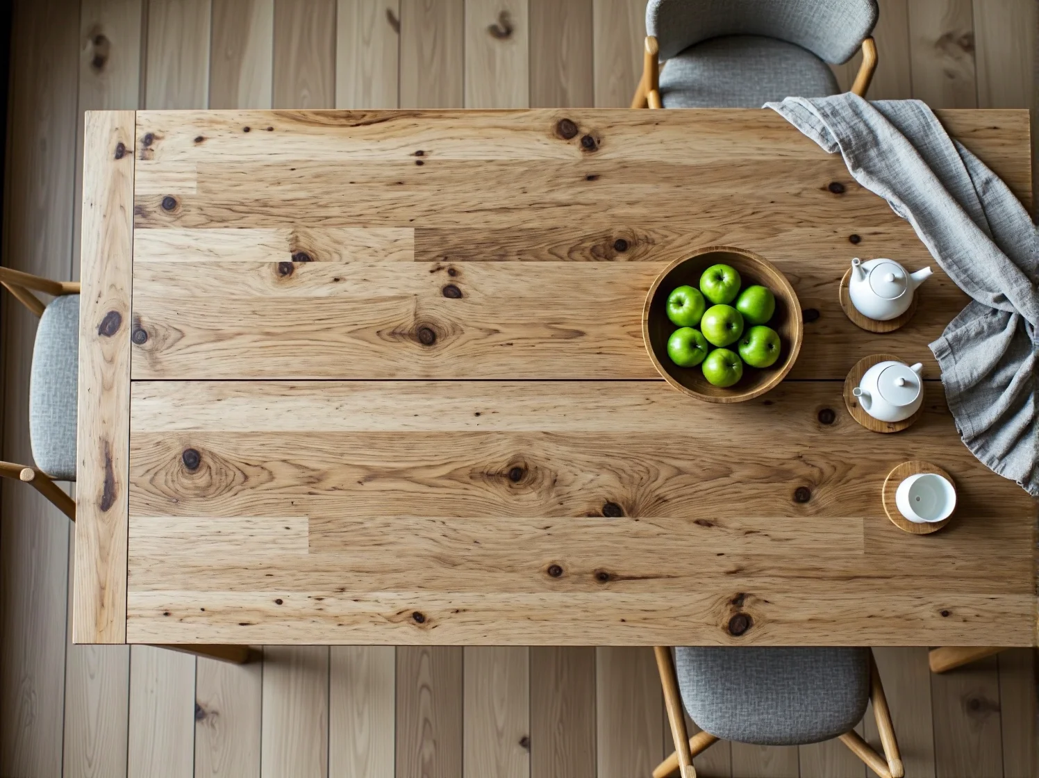 Ranking 2025: Funkcjonalny stół do jadalni w stylu skandynawskim z jasnym dębowym wykończeniem