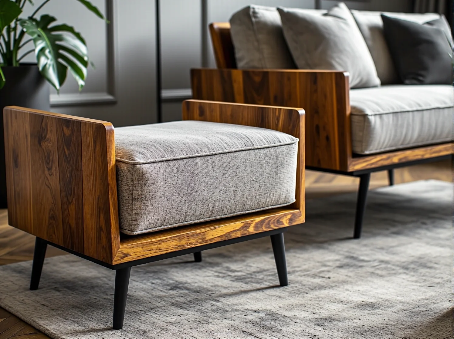 Stylowa aranżacja jadalni glamour z nowoczesnym lustrzanym stołem i złotymi akcentami.