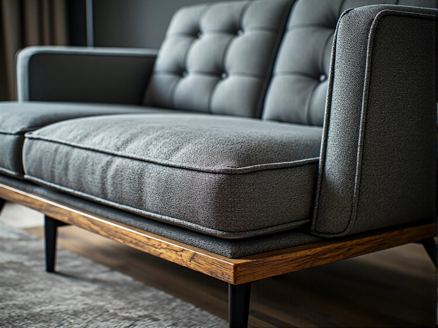 Nowoczesny zestaw mebli wypoczynkowych łączący komfort i design