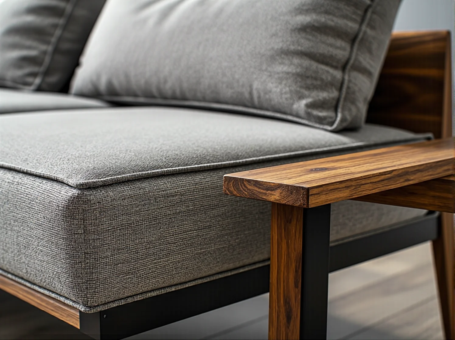 Oświetlenie punktowe LED na drewnianym tarasie podkreślające modernistyczny design