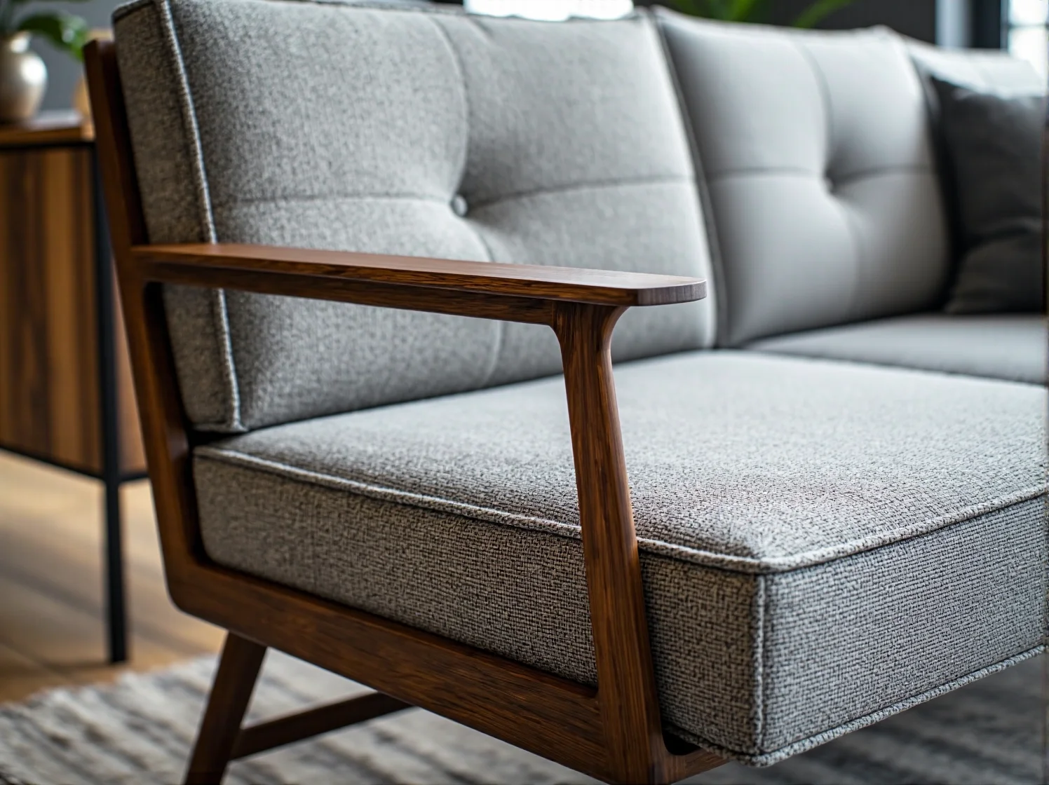 Solidne materiały i detale drewnianego regału modułowego do biura