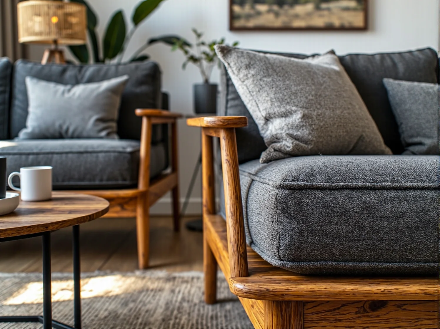 Organizacja przestrzeni krok po kroku dzięki pojemnym szafkom w małym mieszkaniu retro.